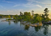 Thousand Islands. Cerca del Lago Ontario